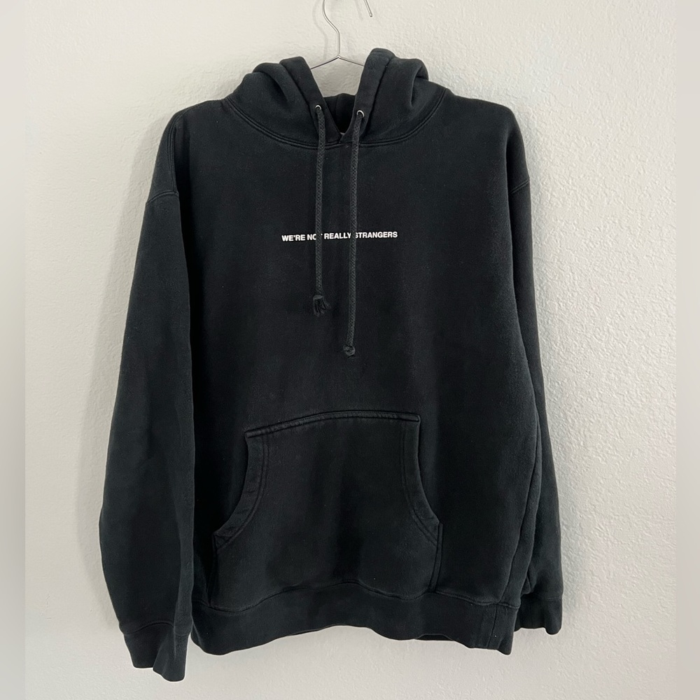 We’re not really strangers hoodie